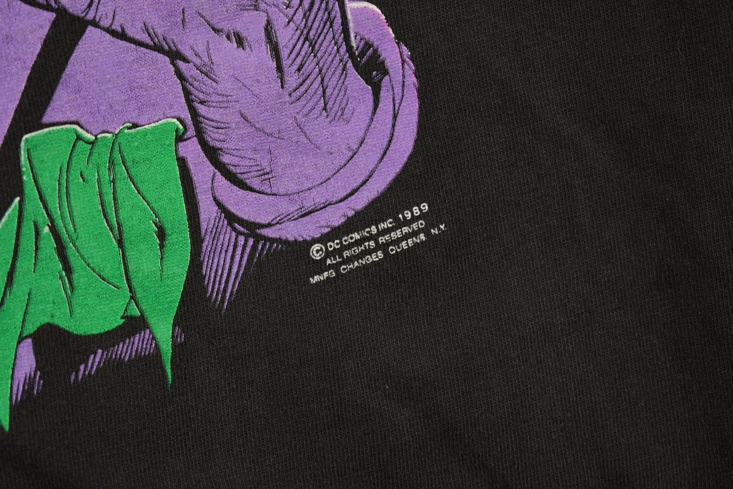 Vintage 1989 Joker DC Comics Batman Promo T-Shirt from propervintagecanada