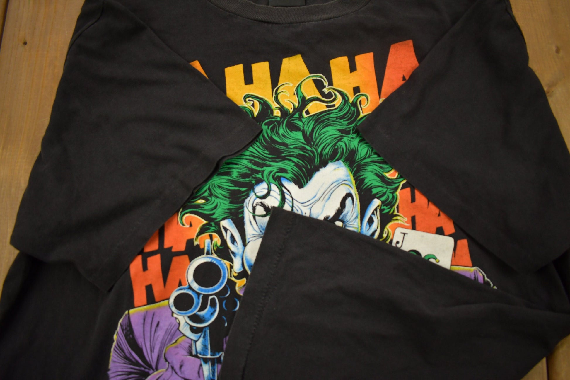 Vintage 1989 Joker DC Comics Batman Promo T-Shirt from propervintagecanada