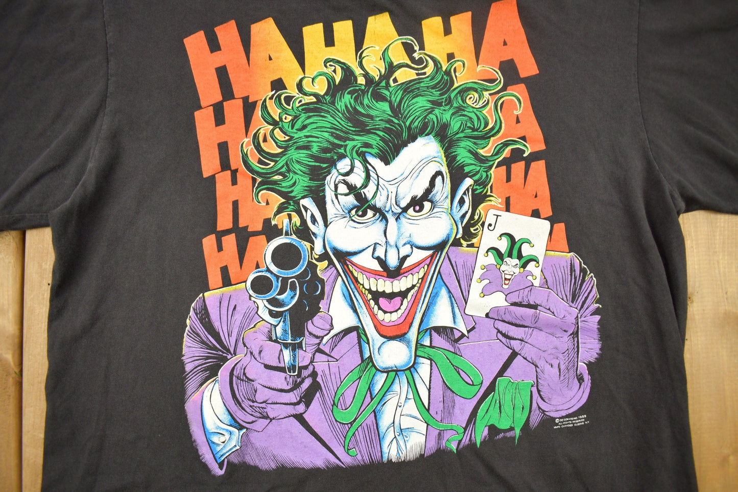 Vintage 1989 Joker DC Comics Batman Promo T-Shirt from propervintagecanada