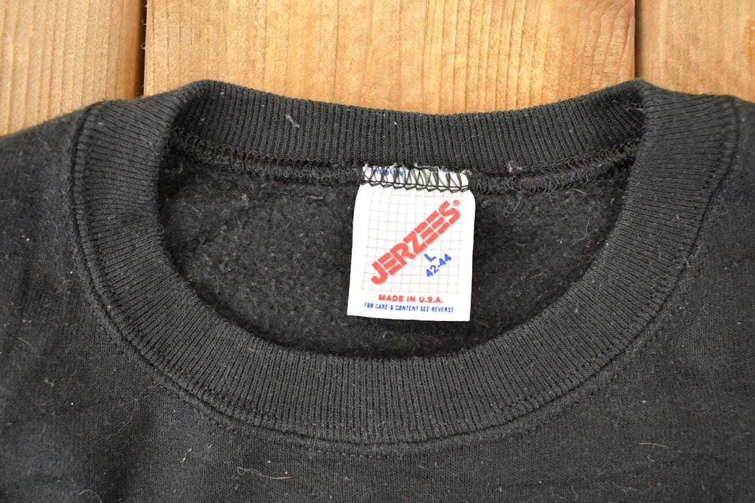 Vintage 1989 Life's A Mountain Not A Beach Graphic Print Crewneck Sweatshirt Men's M from propervintagecanada