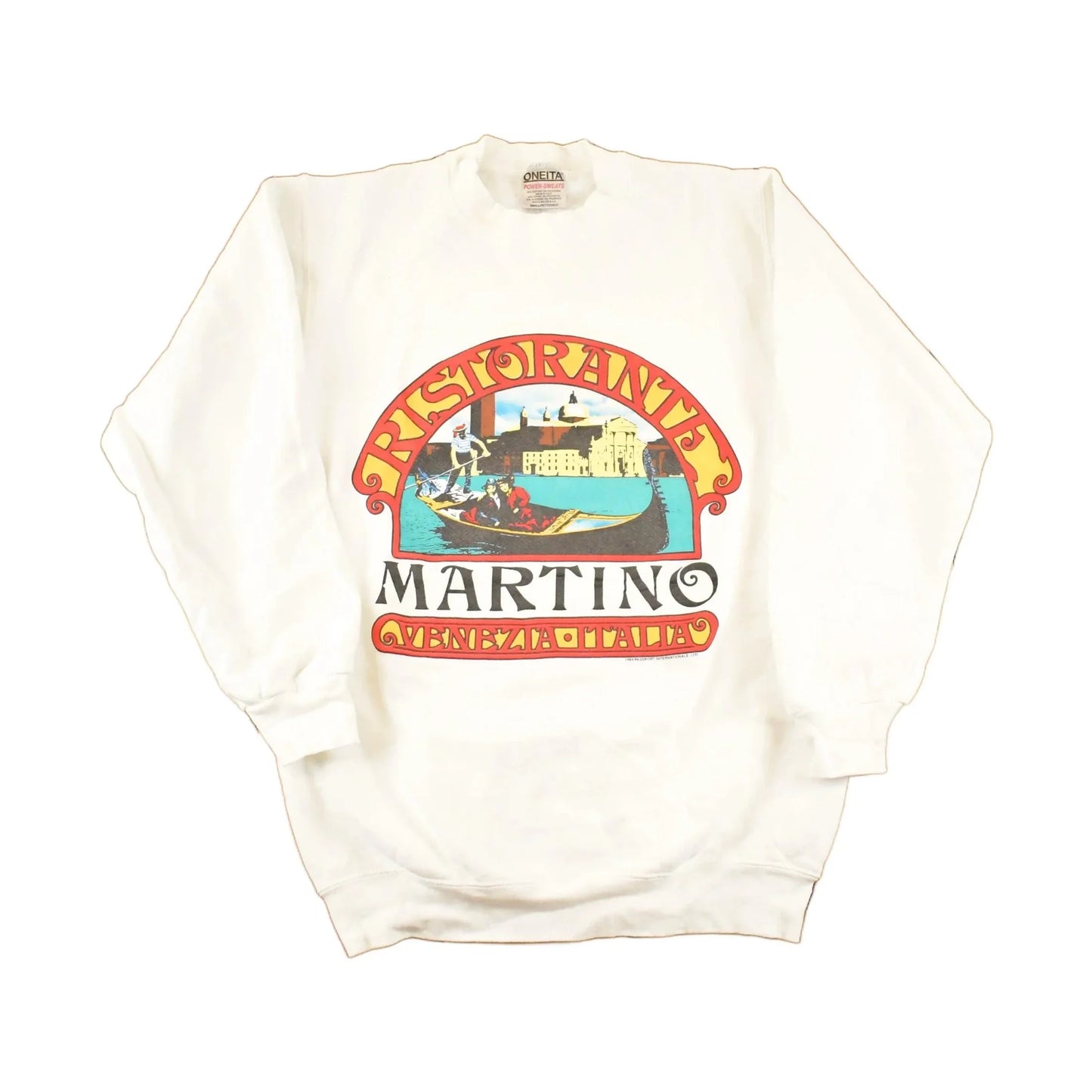 Vintage 1989 Martino Ristorante Souvenir Crewneck Sweatshirt Men's L from propervintagecanada