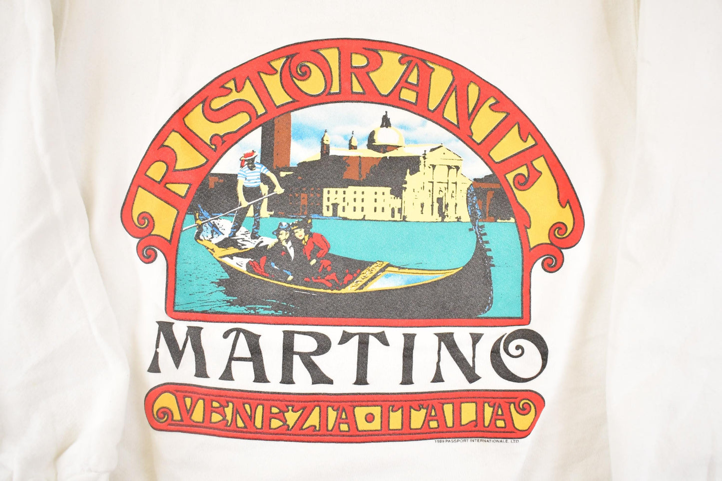 Vintage 1989 Martino Ristorante Souvenir Crewneck Sweatshirt Men's L from propervintagecanada