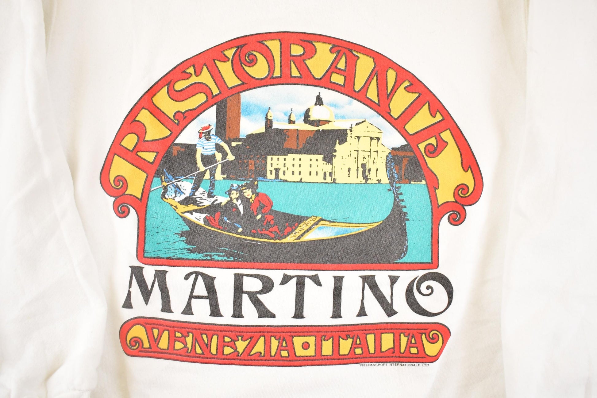 Vintage 1989 Martino Ristorante Souvenir Crewneck Sweatshirt Men's L from propervintagecanada
