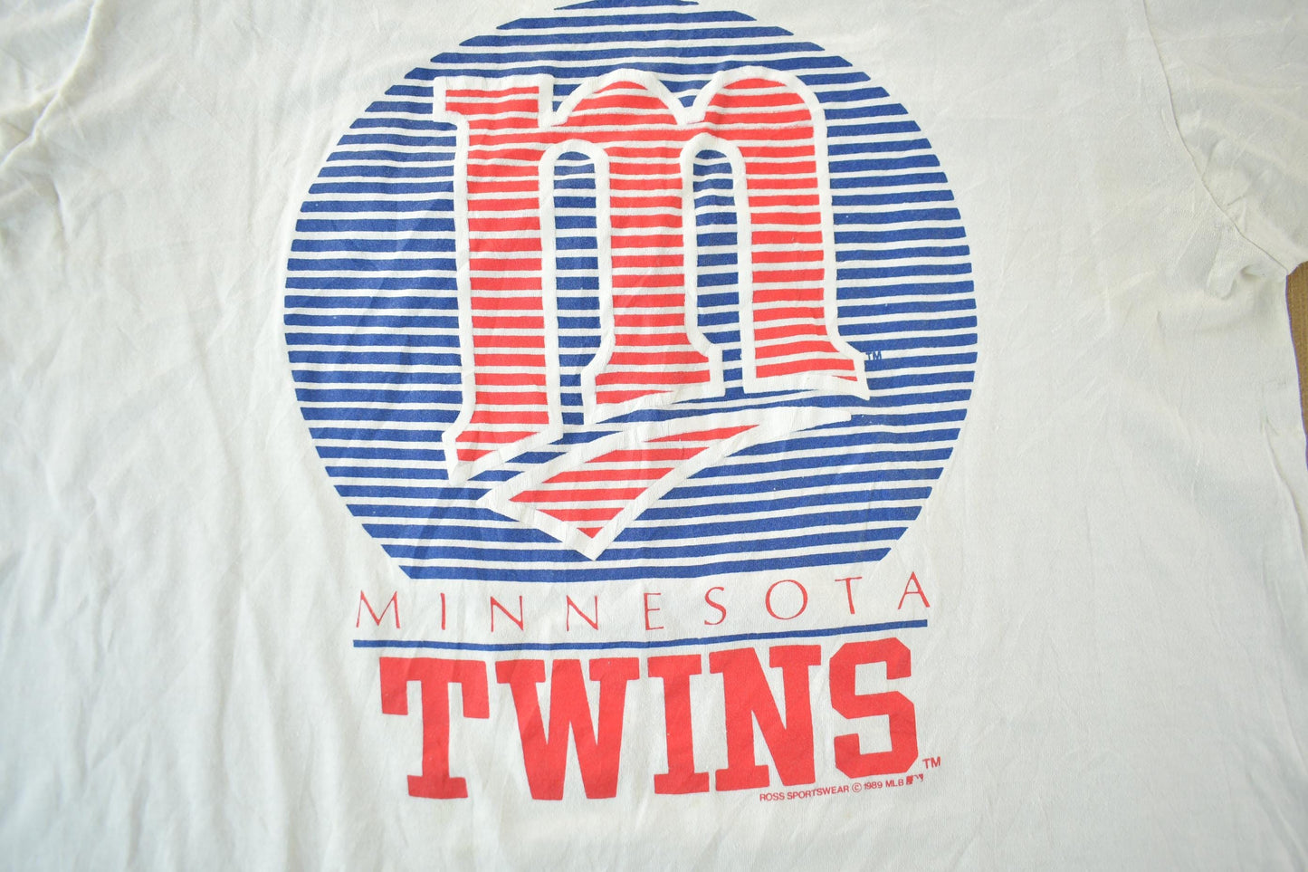 Vintage 1989 Minnesota Twins MLB Graphic T-Shirt Men's Large from propervintagecanada