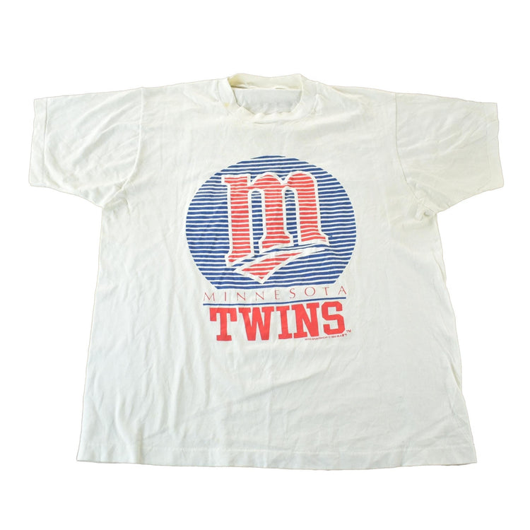 Vintage 1989 Minnesota Twins MLB Graphic T-Shirt Men's Large from propervintagecanada