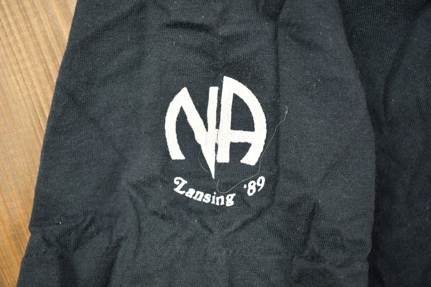 Vintage 1989 Narcotics Anonymous Lansing Graphic T Shirt Men's Medium from propervintagecanada