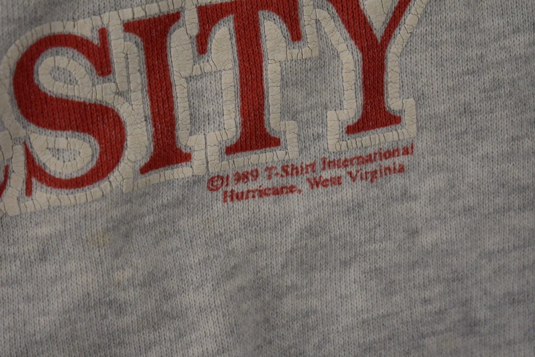Vintage 1989 Ohio State University Collegiate Crewneck Men's Large from propervintagecanada