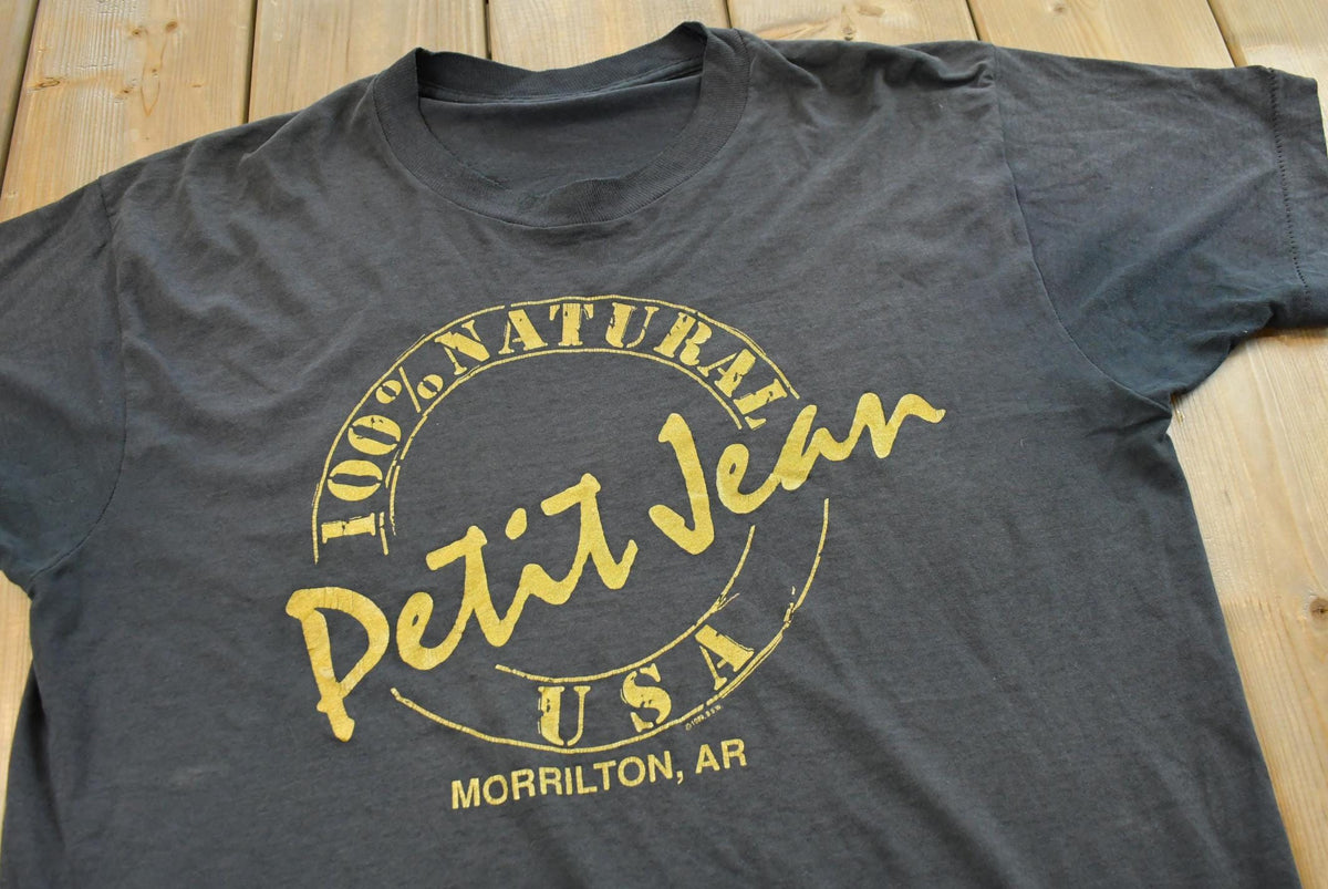 Vintage 1989 Petit Jean Morrilton Arkansas T-Shirt Mens L from propervintagecanada