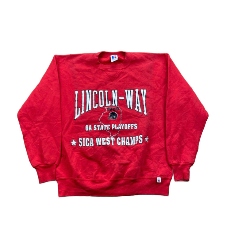 Vintage 1989 University of Lincoln Way Crewneck Men's Large from propervintagecanada