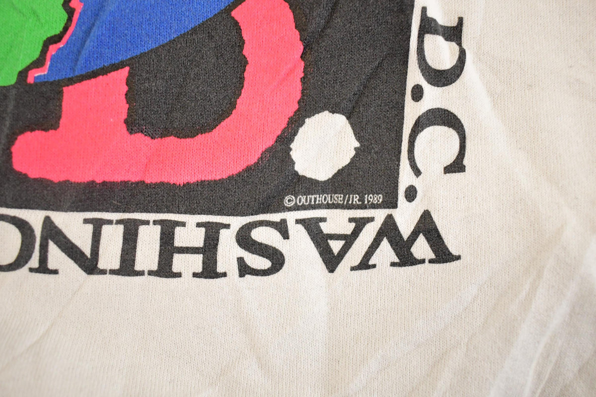 Vintage 1989 Washington DC IB Here Souvenir Crewneck Sweatshirt Men's M from propervintagecanada