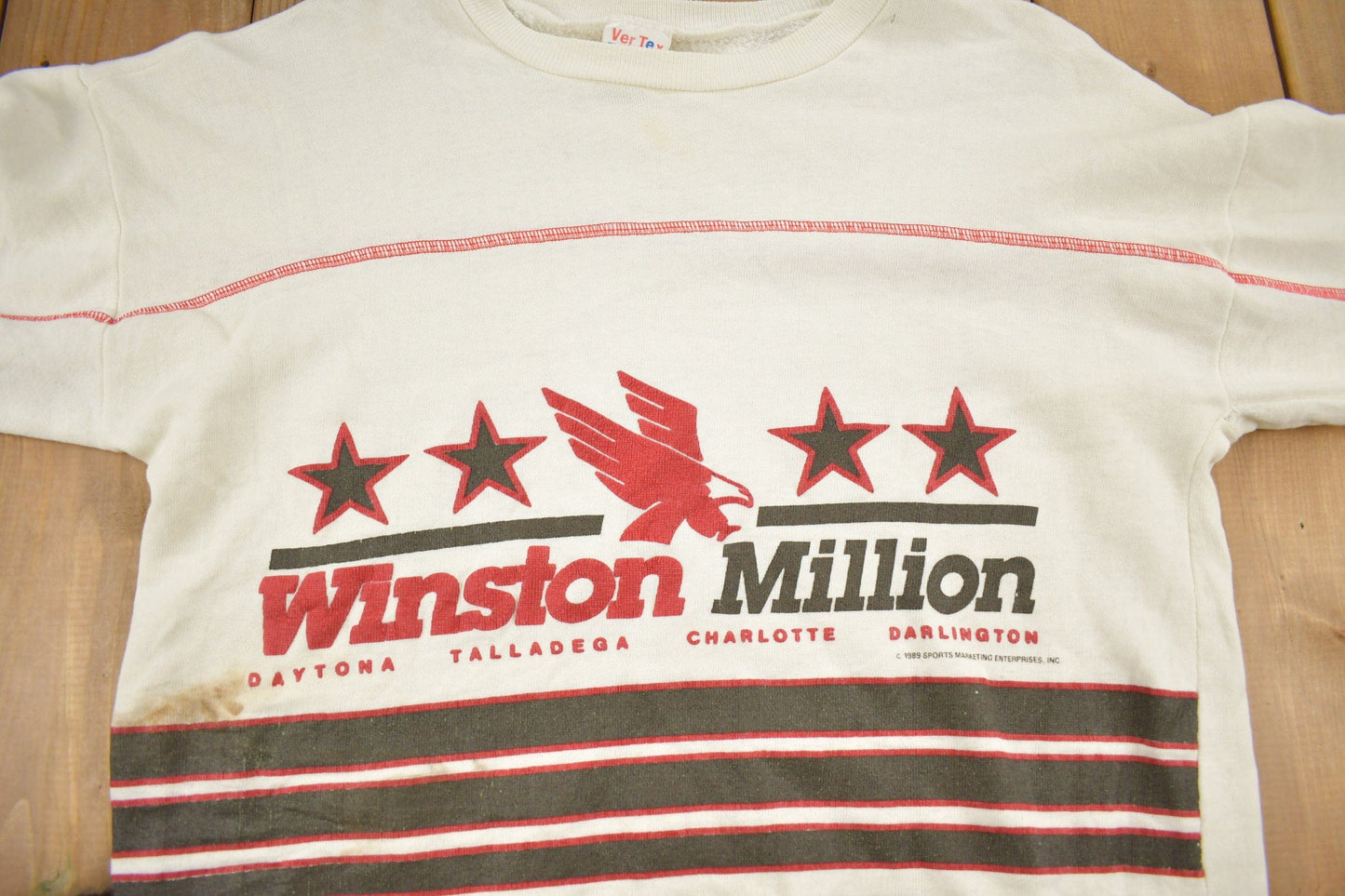Vintage 1989 Winston Million Graphic Crewneck Sweatshirt Men's Medium from propervintagecanada