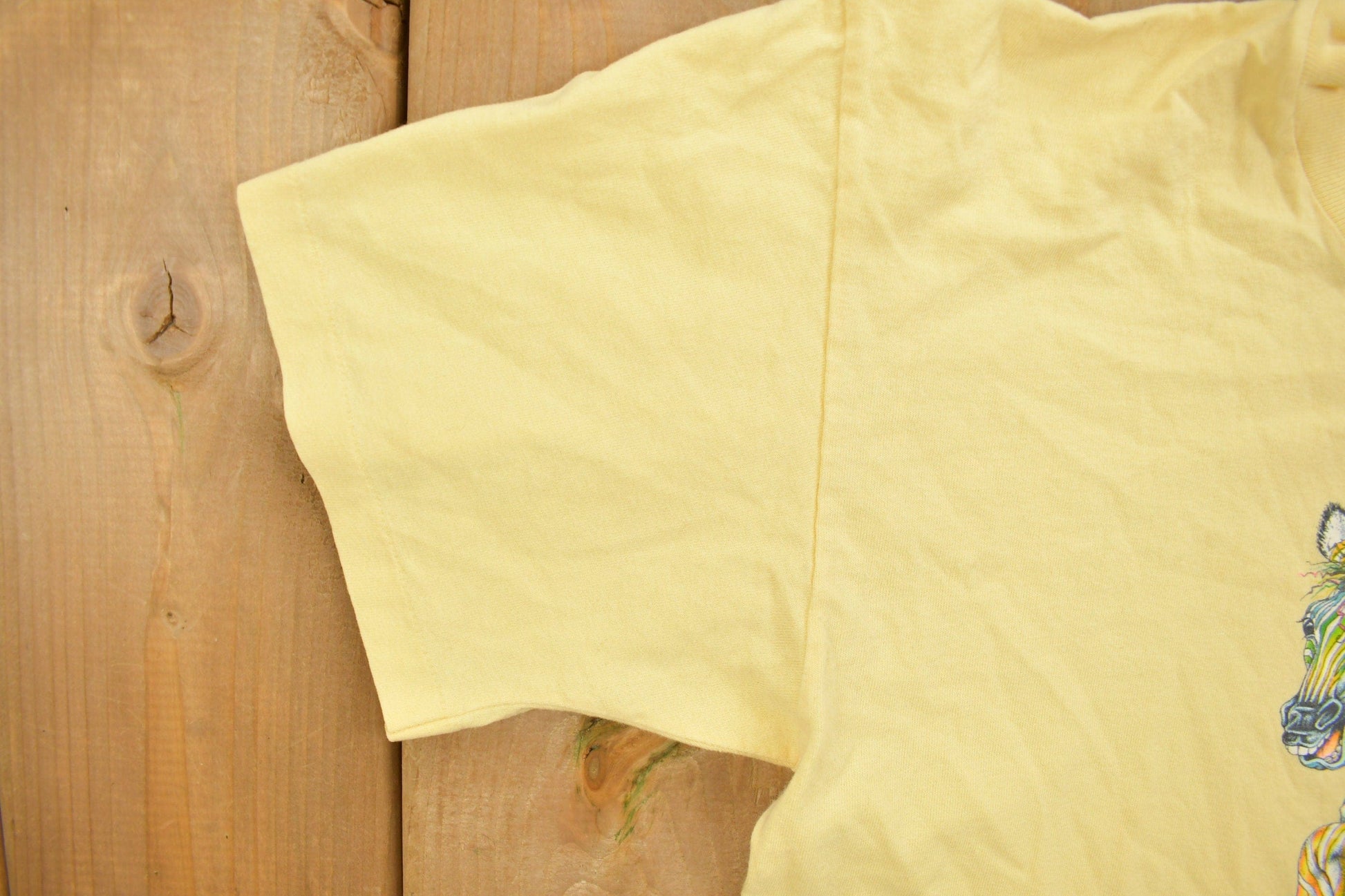 Vintage 1989 Zoo Gallery Zebra Florida T-Shirt Men's Large from propervintagecanada