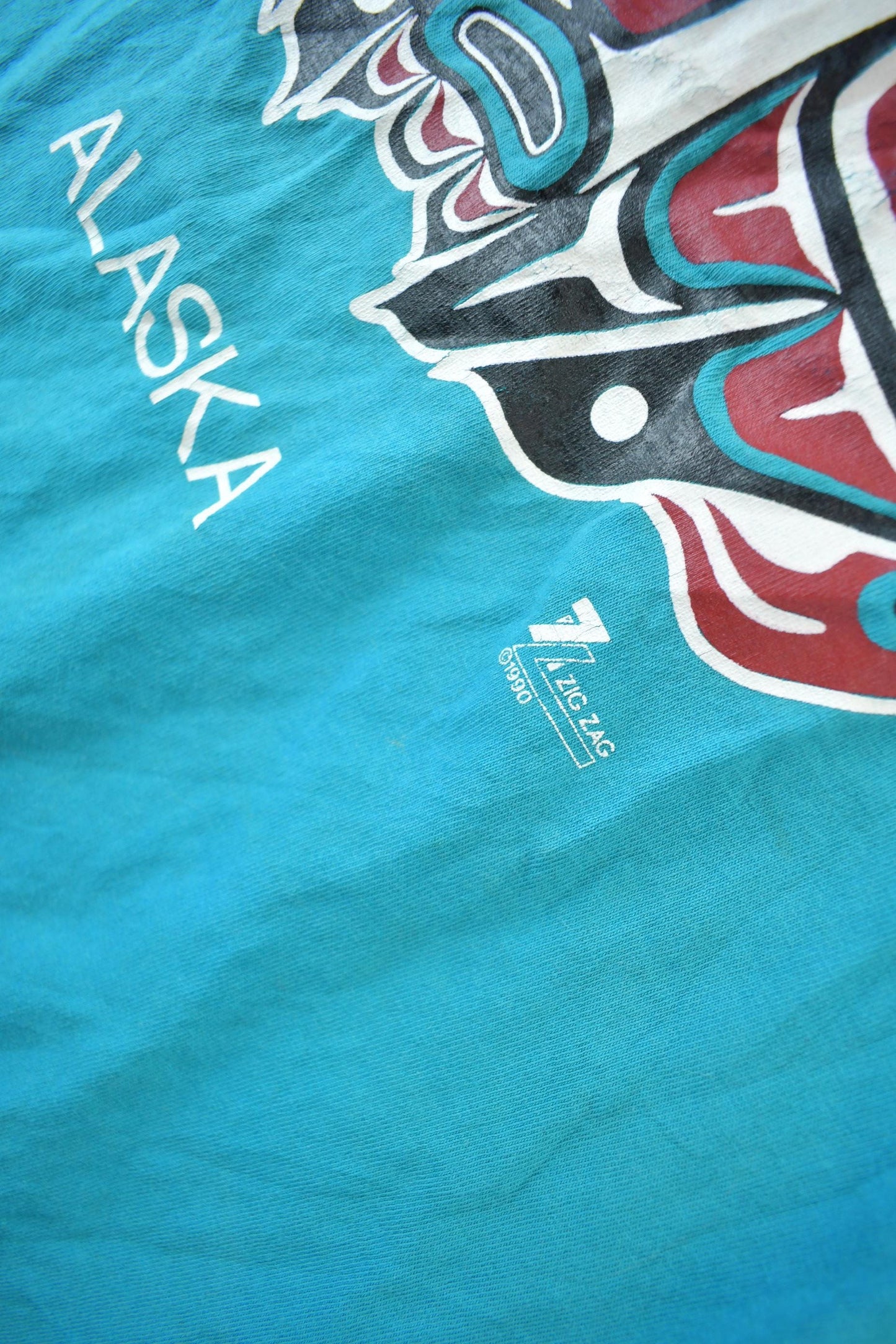 Vintage 1990 Alaska Graphic T-Shirt Men's XL from propervintagecanada