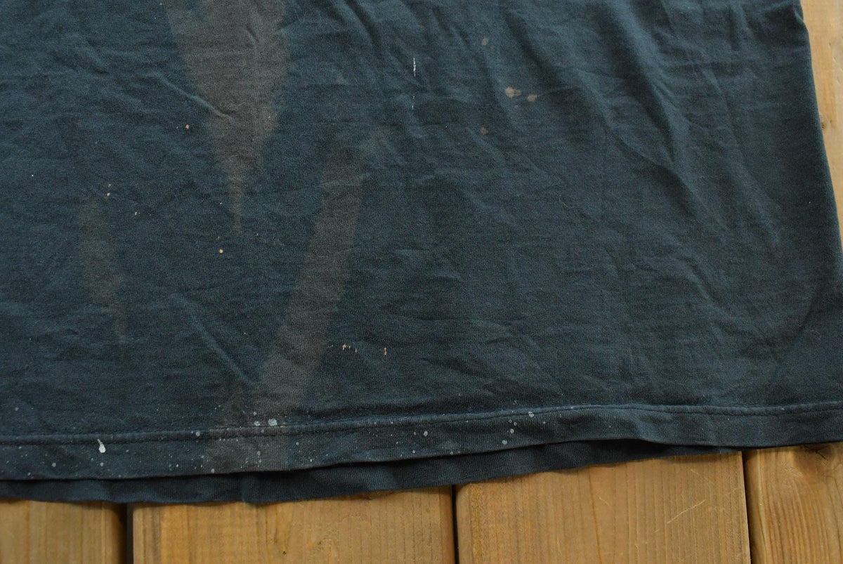 Vintage 1990 Blue Chicago T-Shirt Mens Men's Large from propervintagecanada