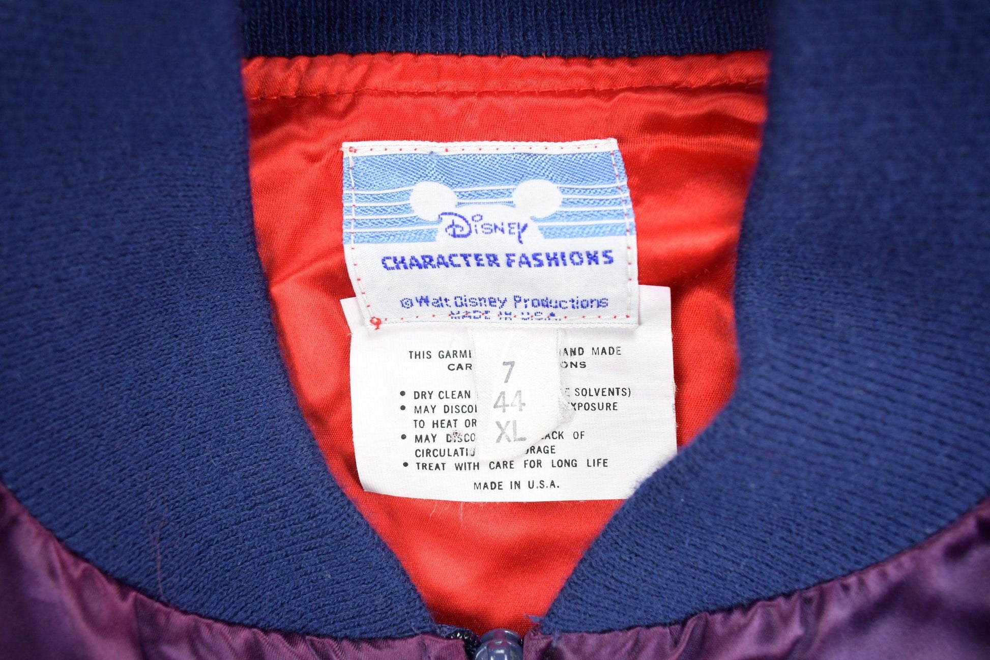 Vintage 1990 Disney Fantasia 50th Anniversary Embroidered Jacket Men's Medium from propervintagecanada