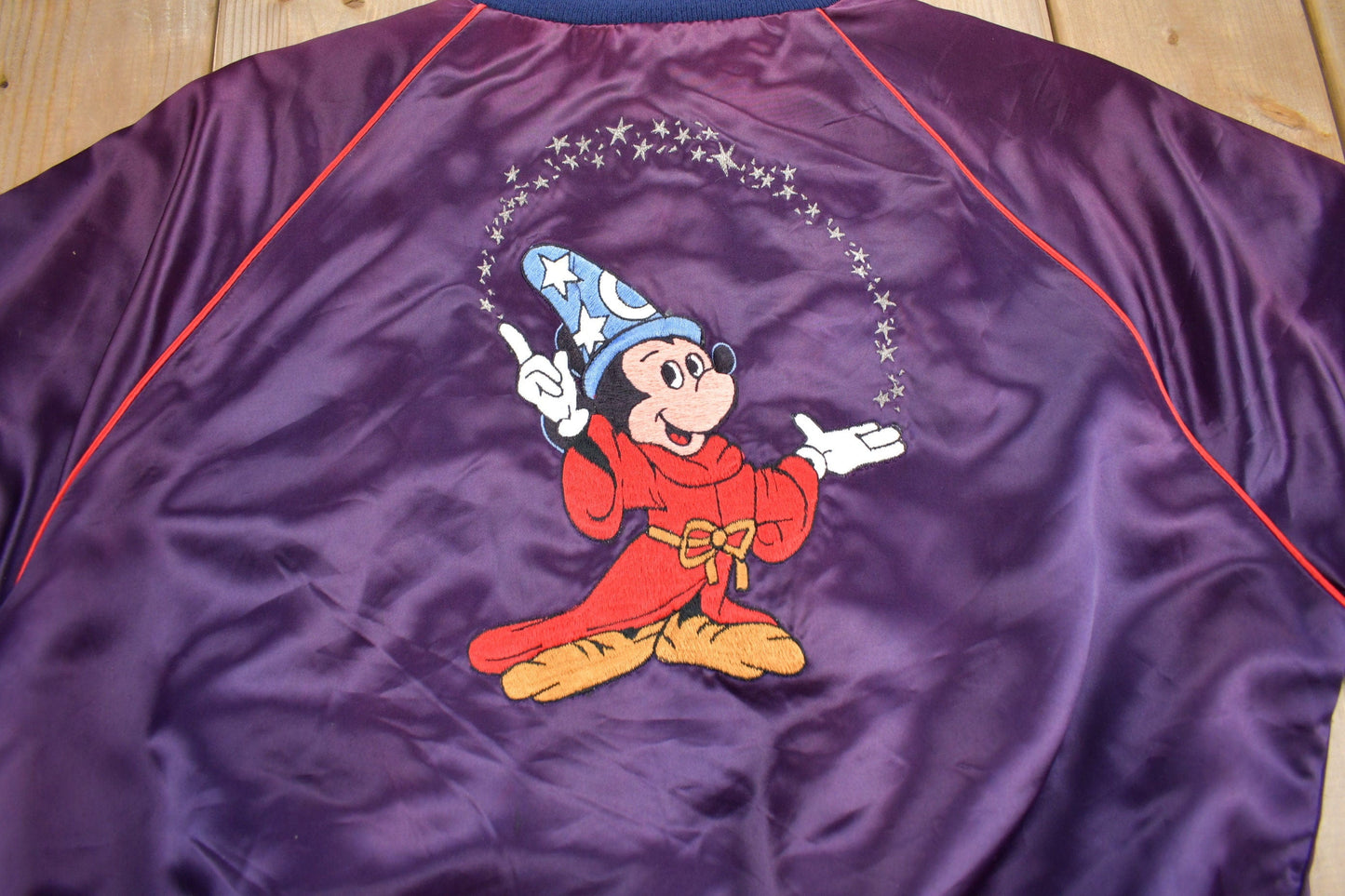 Vintage 1990 Disney Fantasia 50th Anniversary Embroidered Jacket Men's Medium from propervintagecanada
