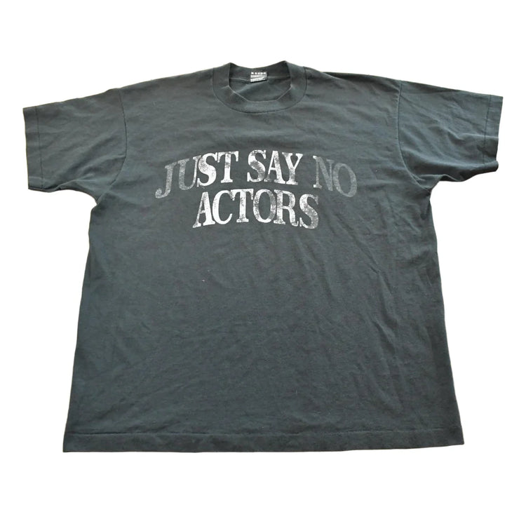 Vintage 1990 Fruit of the Loom Actors Say No T-Shirt Men's XL from propervintagecanada