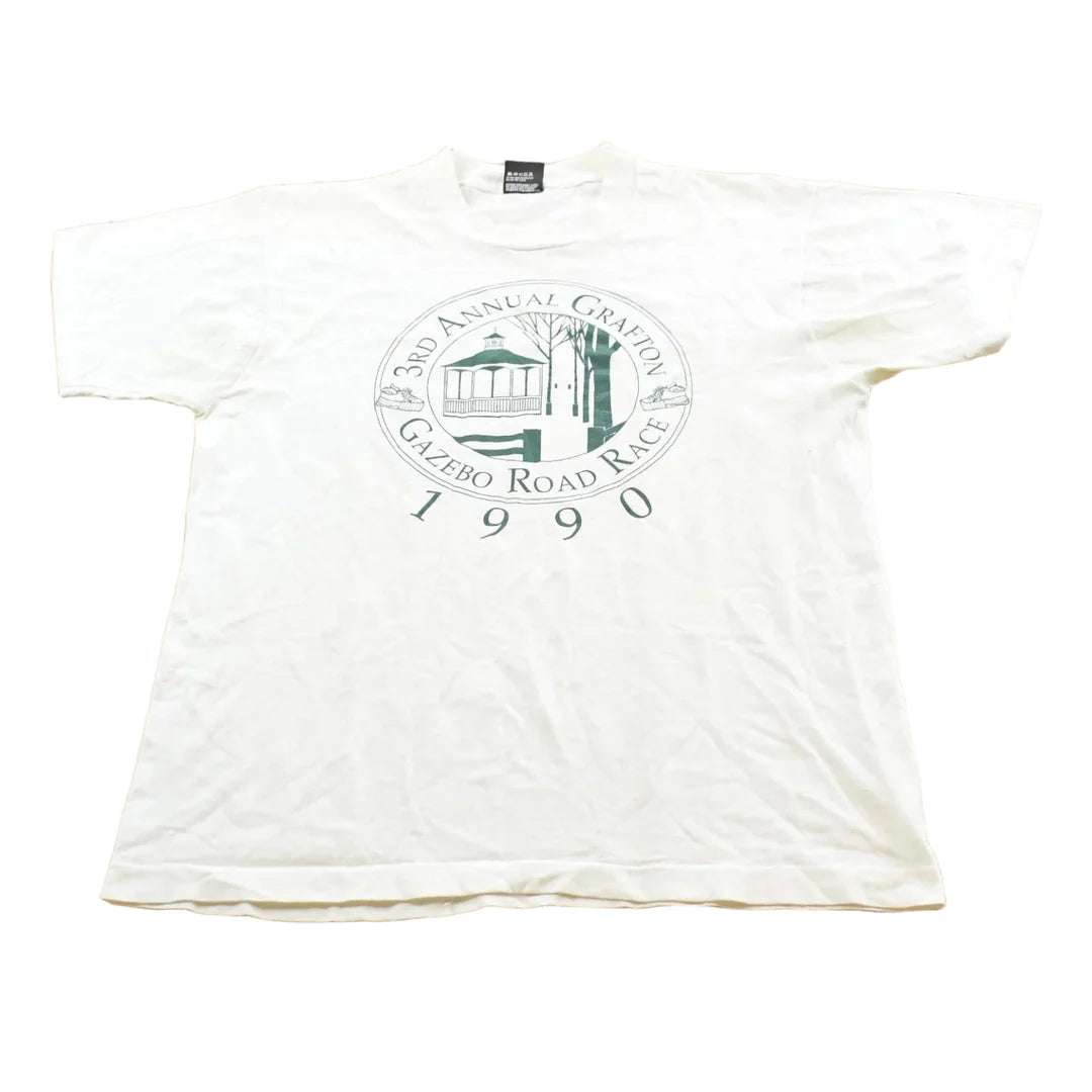 Vintage 1990 Grafton Gazebo Road Race Graphic T Shirt Mens M from propervintagecanada