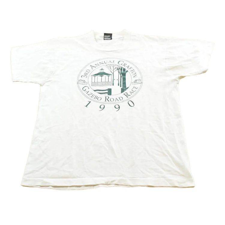 Vintage 1990 Grafton Gazebo Road Race Graphic T Shirt Mens M from propervintagecanada