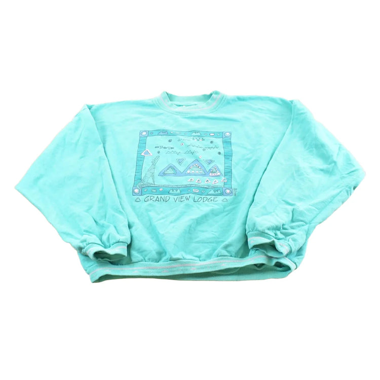 Vintage 1990 Grand View Lodge Minnesota Wolf Souvenir Crewneck Sweatshirt Men's M from propervintagecanada