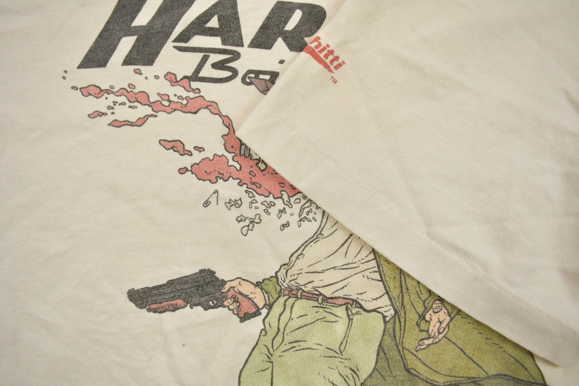 Vintage 1990 Hard Boiled Comic Book Promo T-shirt Men's Large from propervintagecanada