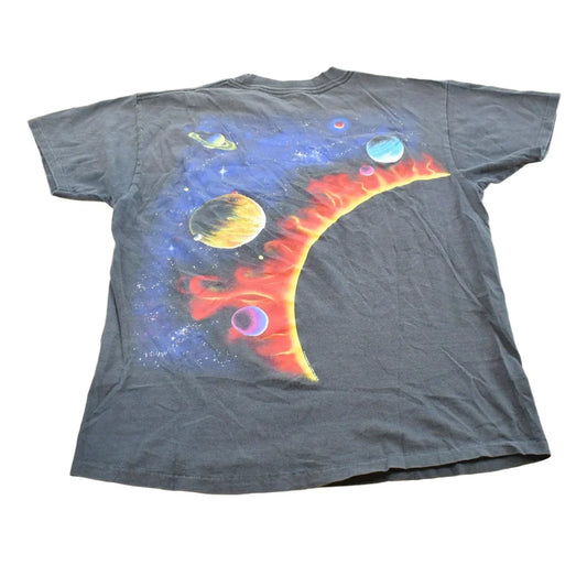 Vintage 1990 Harlequin Solar System Graphic T Shirt Mens Men's Medium from propervintagecanada