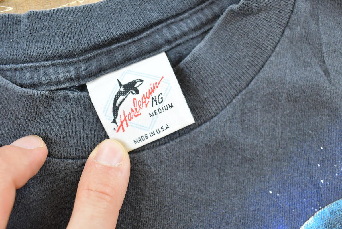Vintage 1990 Harlequin Solar System Graphic T Shirt Mens Men's Medium from propervintagecanada