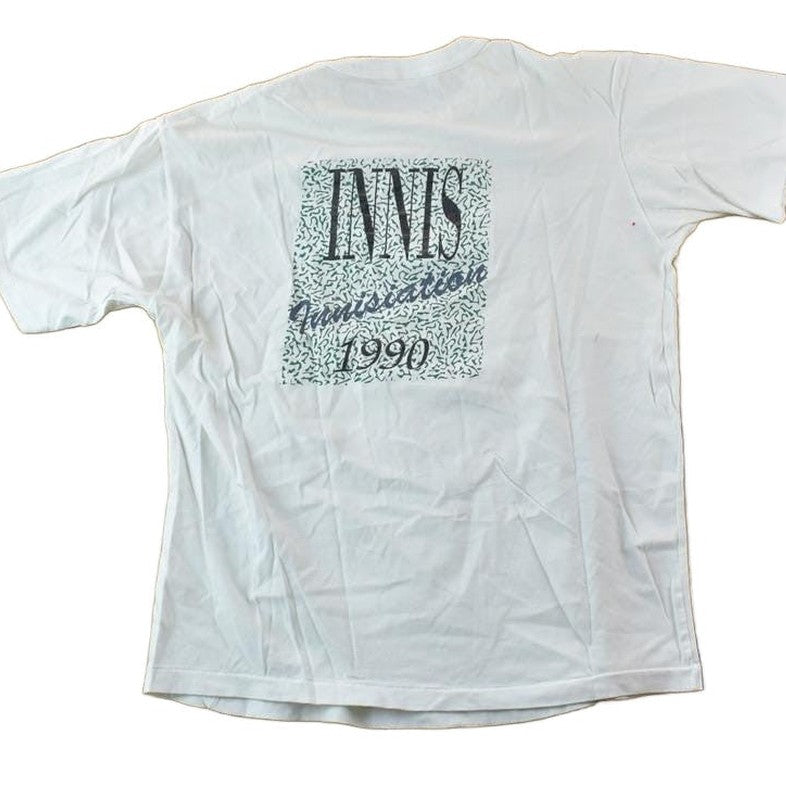 Vintage 1990 Innis Innisiation Souvenir College University T-Shirt Men's XL from propervintagecanada