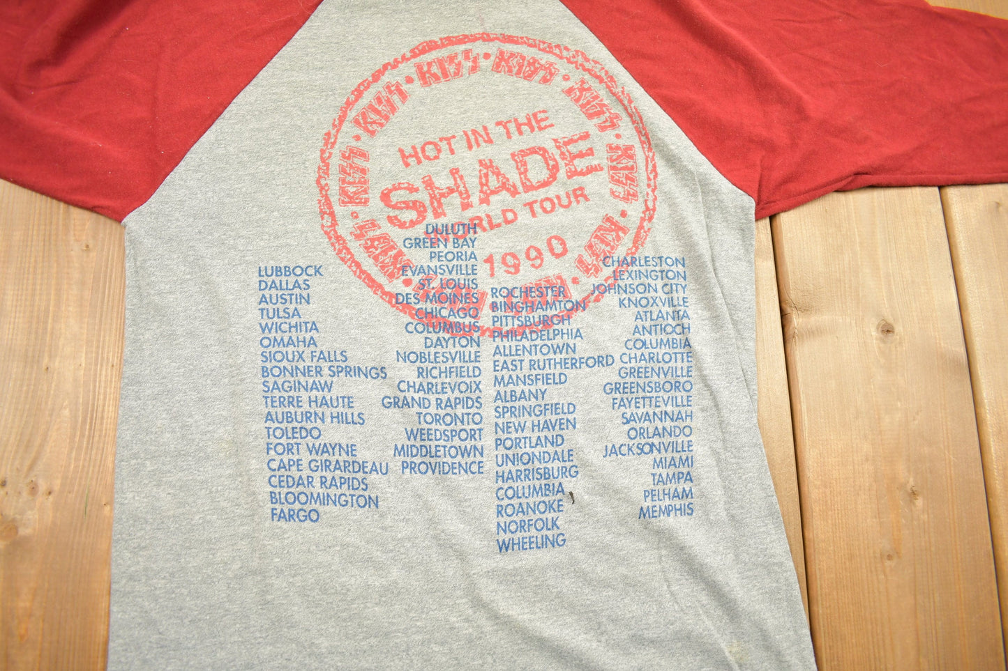Vintage 1990 Kiss Hot In The Shade Tour T-Shirt from propervintagecanada