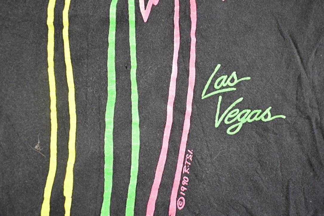 Vintage 1990 Las Vegas Neon Palm Tree Souvenir Travel Tank Top Mens S from propervintagecanada