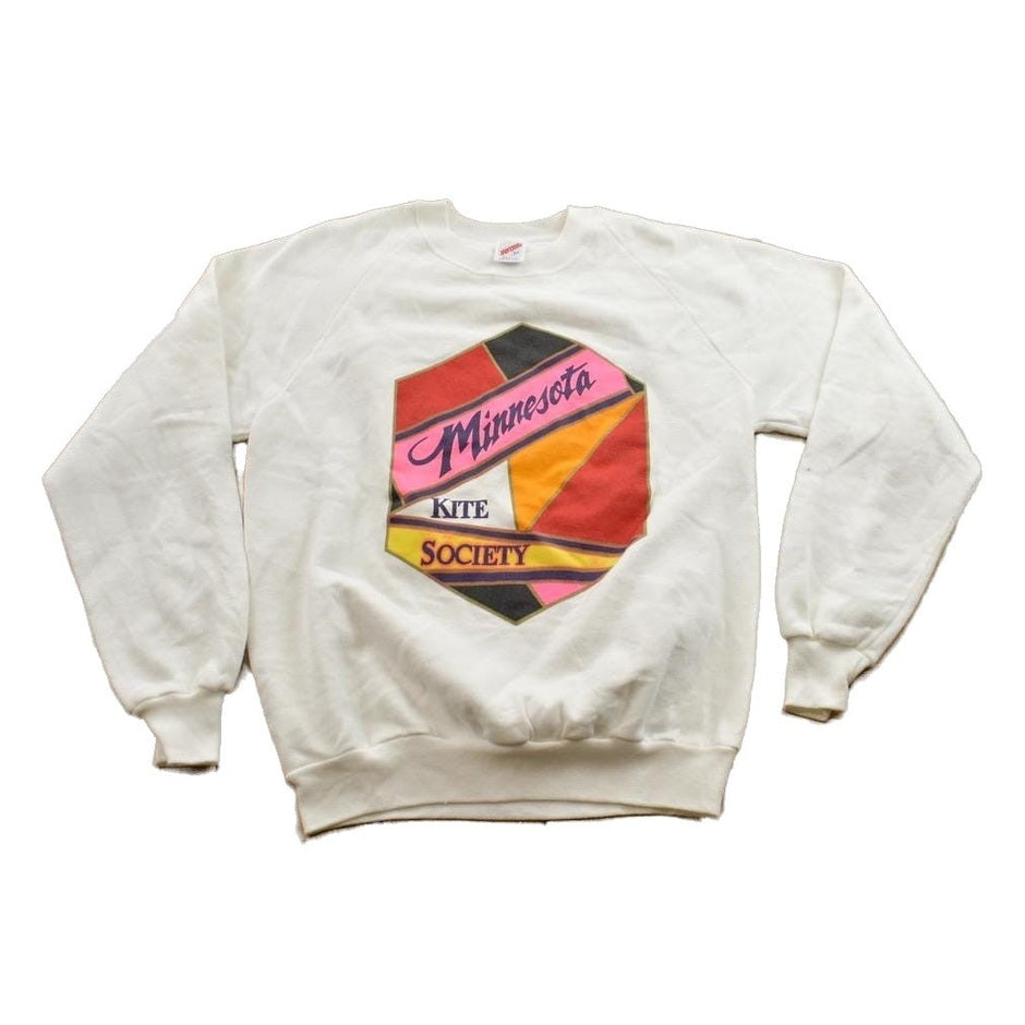 Vintage 1990 Minnesota Kite Graphic Crewneck Sweatshirt Men's Small from propervintagecanada