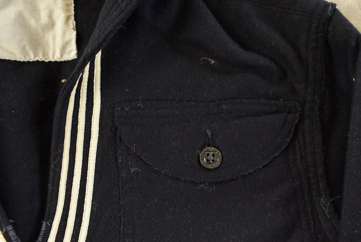 Vintage 1990 Naval Uniform Sweater Men's S from propervintagecanada