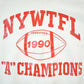 Vintage 1990 NYWTFL A Champions University Collegiate Crewneck Men's XL from propervintagecanada