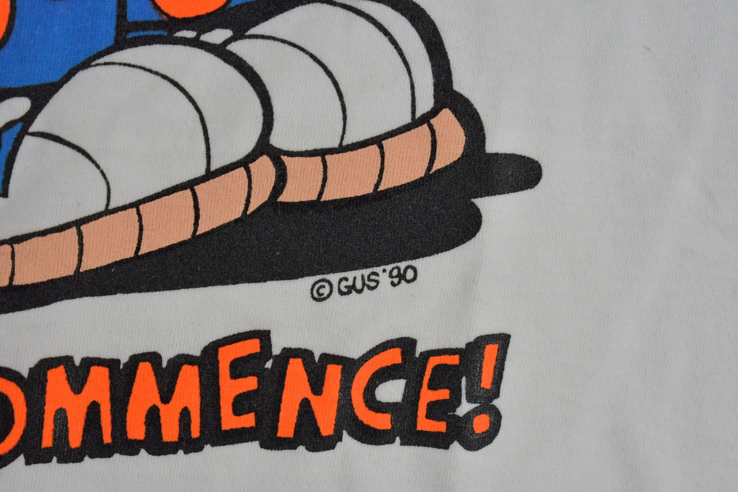 Vintage 1990 Party Commence Graphic T Shirt Men's XL from propervintagecanada