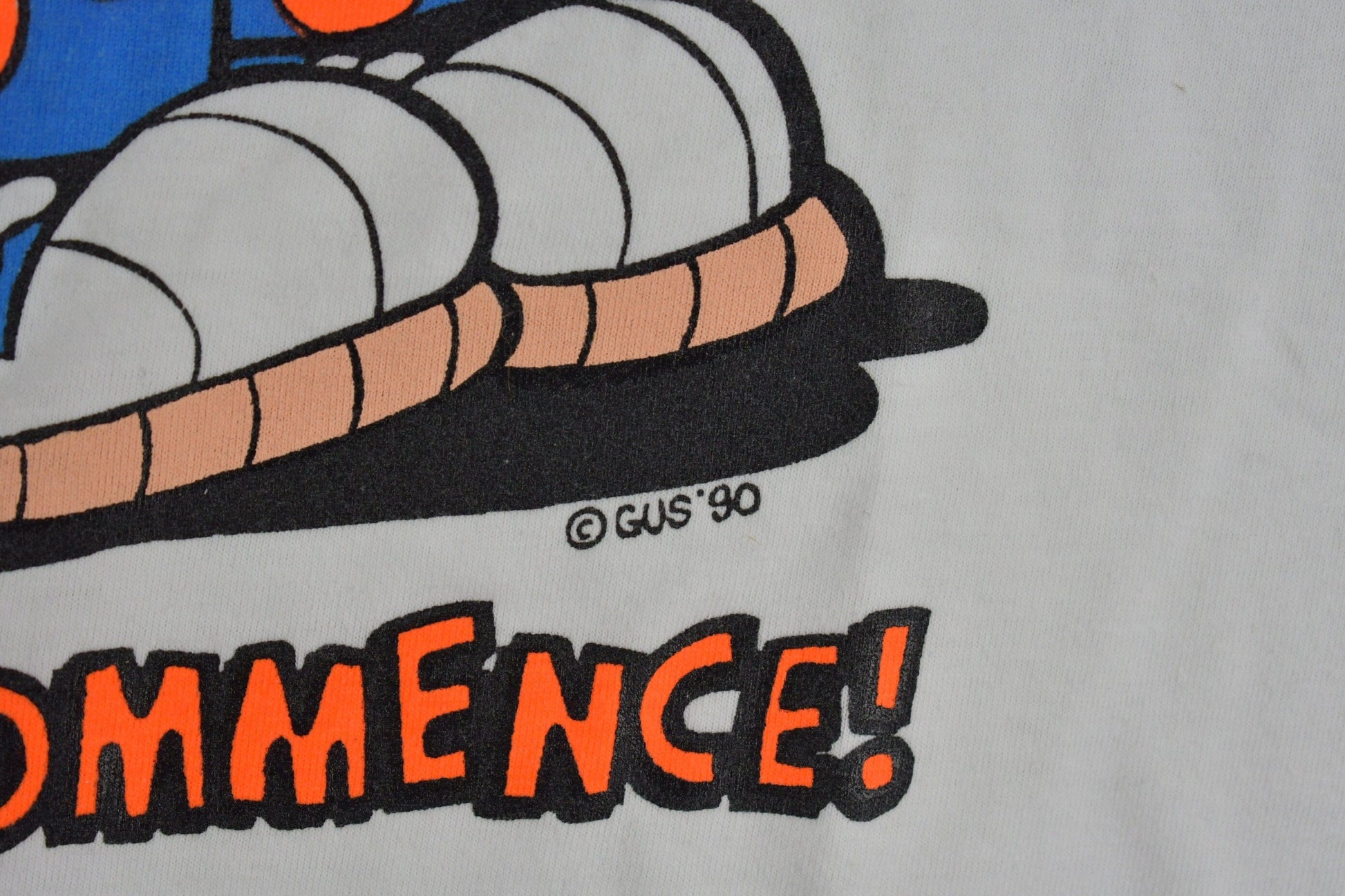 Vintage 1990 Party Commence Graphic T Shirt Men's XL from propervintagecanada
