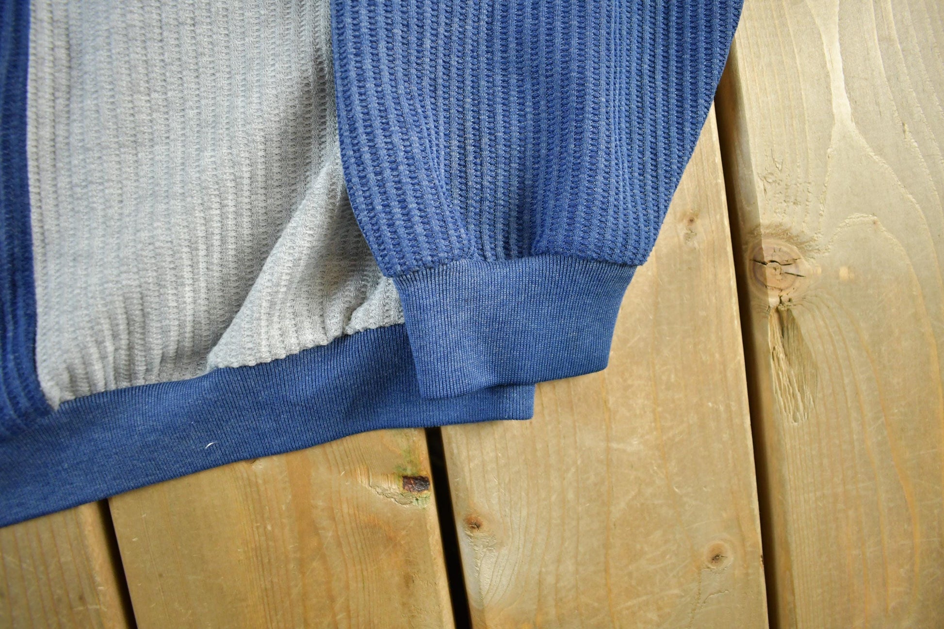 Vintage 1990 Quarter Button Rugby Collared Sweatshirt Men's 2X from propervintagecanada