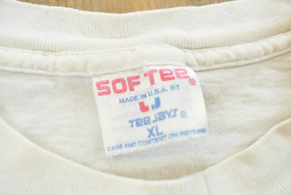 Vintage 1990 Religious God Rules Christianity Jesus T-Shirt Mens XL from propervintagecanada