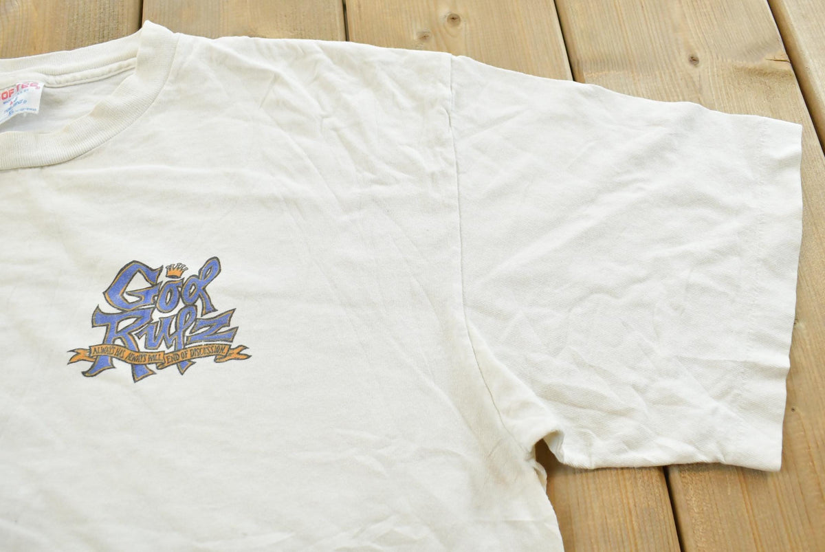 Vintage 1990 Religious God Rules Christianity Jesus T-Shirt Mens XL from propervintagecanada