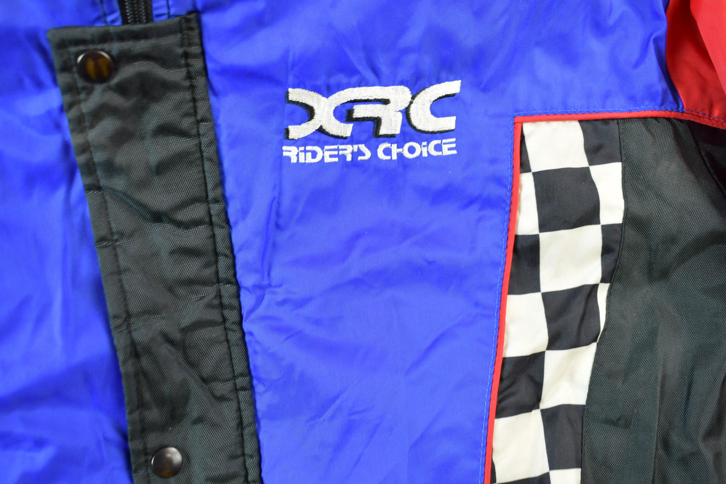 Vintage 1990 Riders Choice Racing Windbreaker Jacket Men's 2XL from propervintagecanada