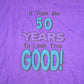 Vintage 1990's 50 Years Old Souvenir Funny T-Shirt Mens XL from propervintagecanada