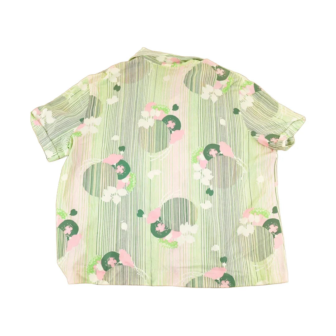 Vintage 1990's Abstract Button Up Shirt Women's L from propervintagecanada