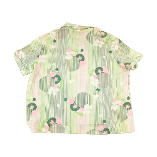 Vintage 1990's Abstract Button Up Shirt Women's L from propervintagecanada