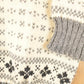 Vintage 1990's Abstract Snowflake Wool Knit Cardigan Sweater Men's S from propervintagecanada