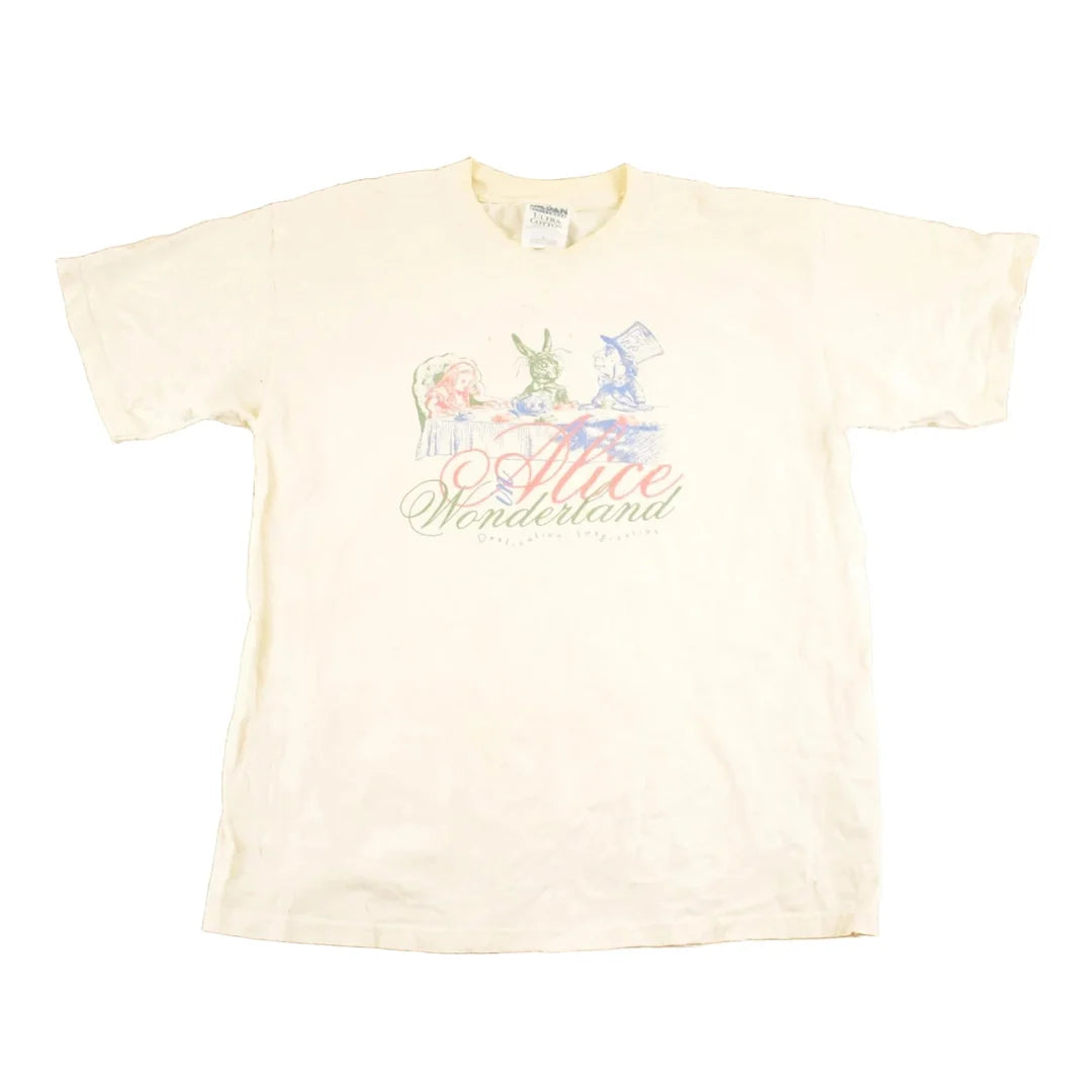 Vintage 1990's Alice In Wonderland Souvenir Imagination T-Shirt Men's M from propervintagecanada
