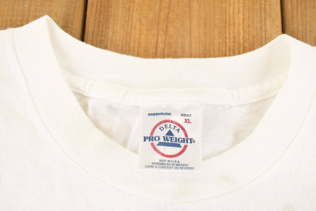 Vintage 1990's All About Golf Souvenir Travel T-Shirt Men's XL from propervintagecanada