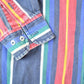 Vintage 1990's American Eagle Striped Button Up Western Shirt Made In USA Men's XL from propervintagecanada