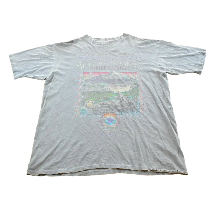 Vintage 1990's Appalachian Canoe Souvenir Travel T-Shirt Mens XL from propervintagecanada