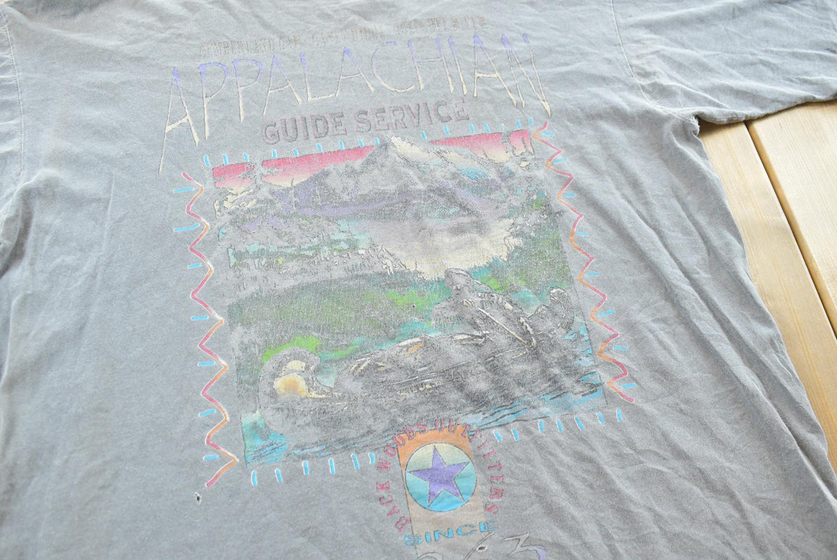Vintage 1990's Appalachian Canoe Souvenir Travel T-Shirt Mens XL from propervintagecanada