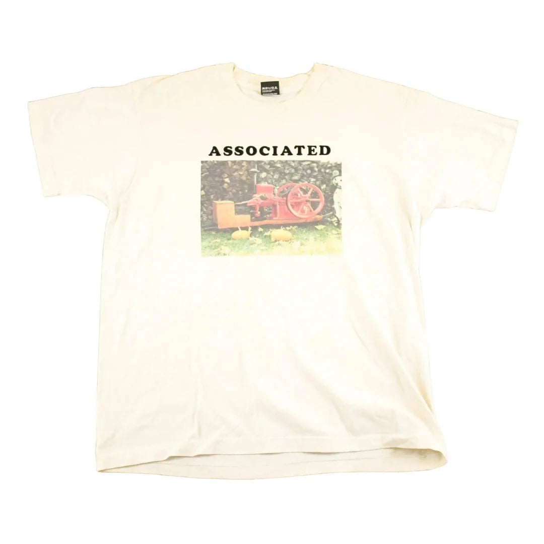 Vintage 1990's Associated Farm Engine Souvenir Travel T-Shirt Men's L from propervintagecanada