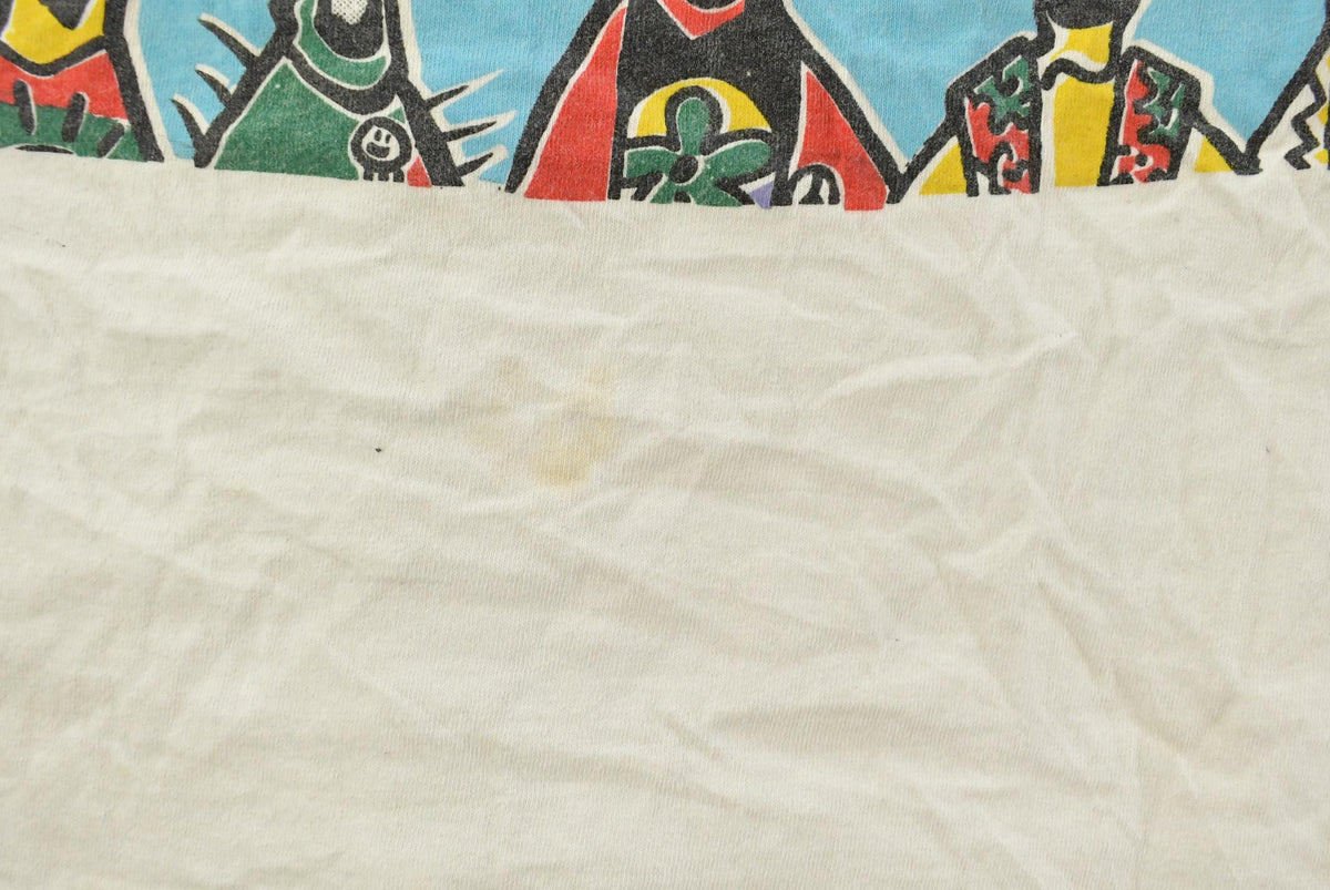 Vintage 1990's Basquiat Style Pop Art T-Shirt Men's XL from propervintagecanada
